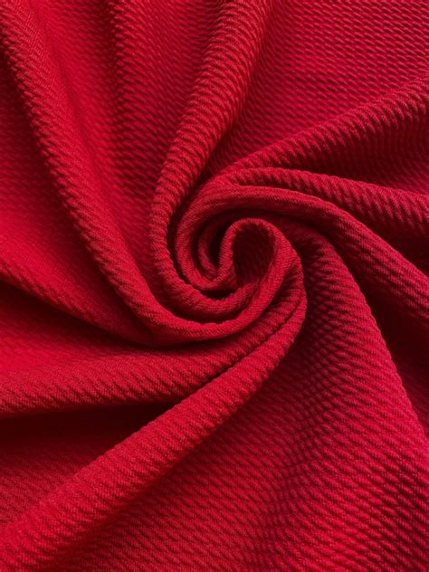 red stretch fabric